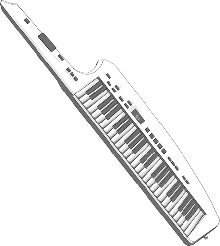 Shoulder keyboard - CLIP STUDIO ASSETS