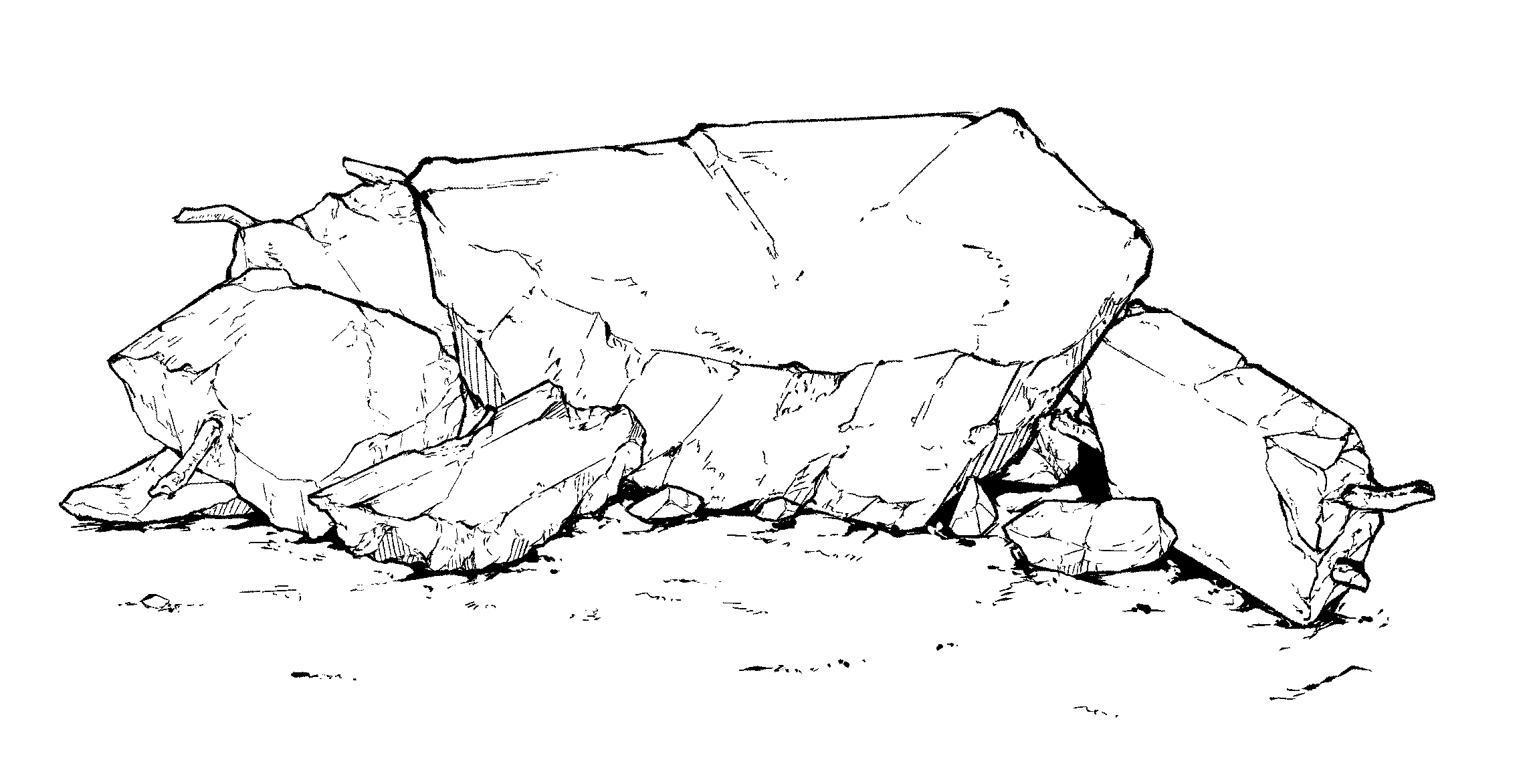 Rubble material. - CLIP STUDIO ASSETS