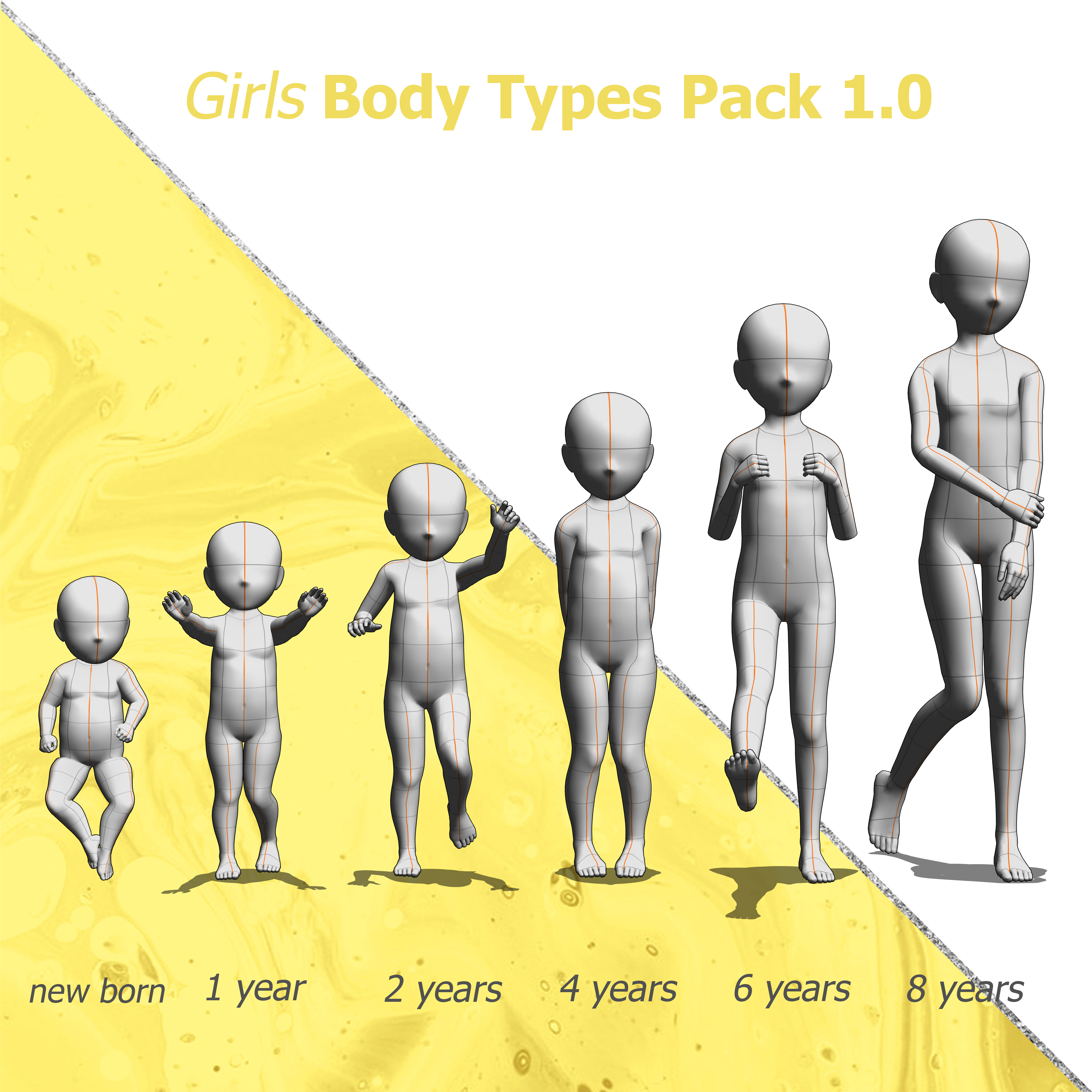 Female Body Type - CLIP STUDIO ASSETS