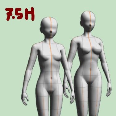 Female 3D figure_Slim - CLIP STUDIO ASSETS