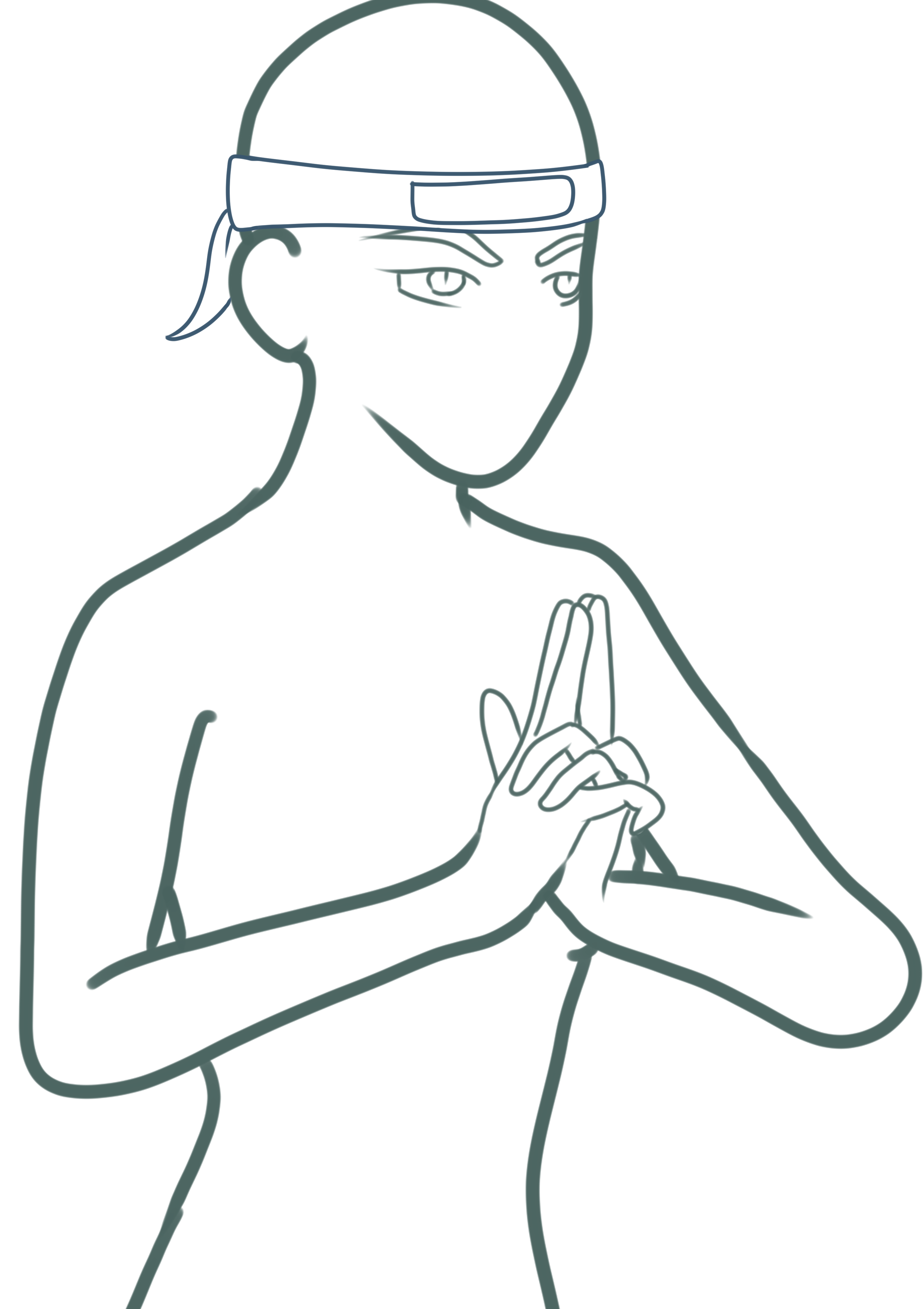 Ninja Hand Pose - CLIP STUDIO ASSETS