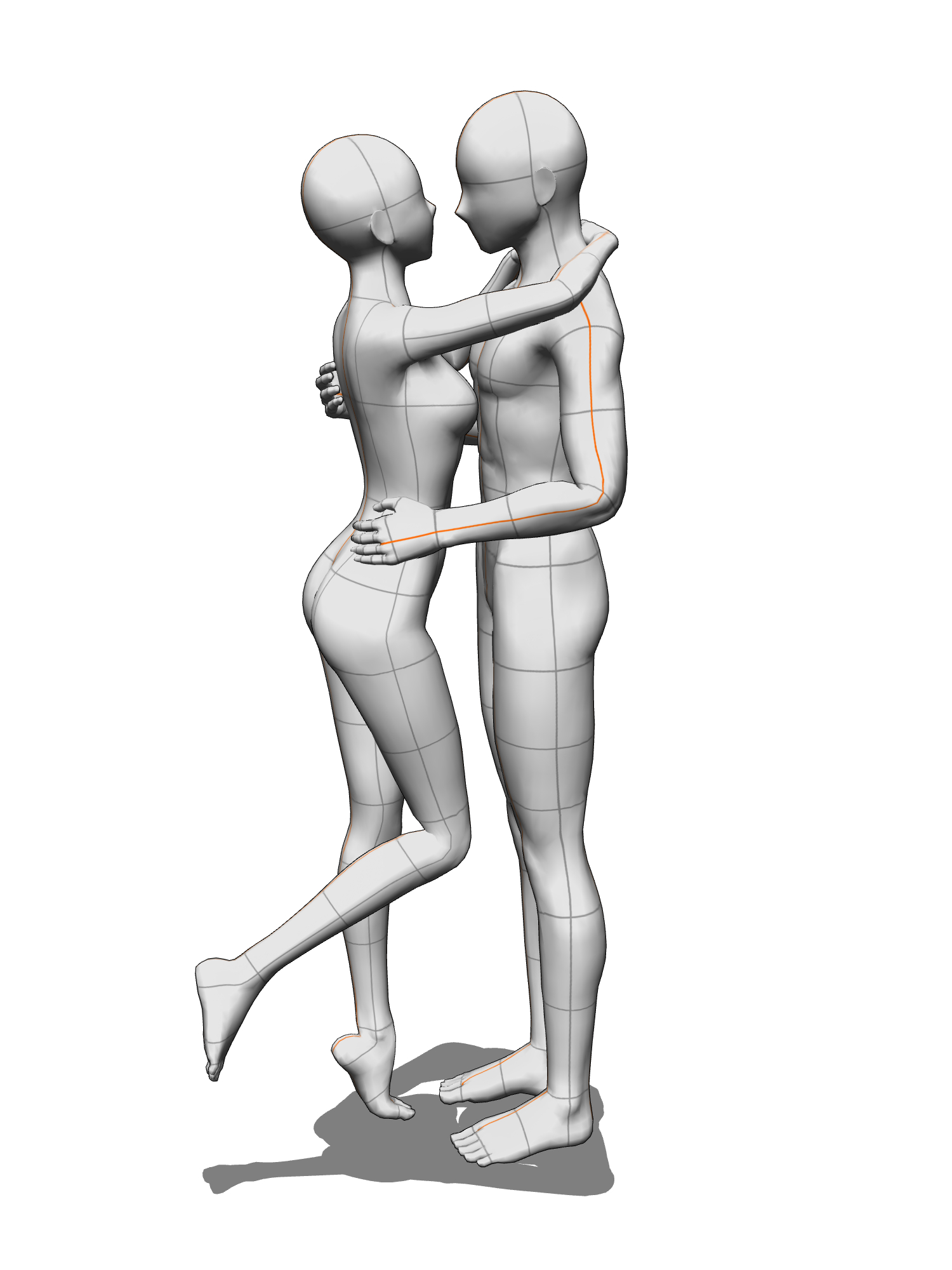 Energetic Couple Dance Poses #2 [5] - CLIP STUDIO ASSETS