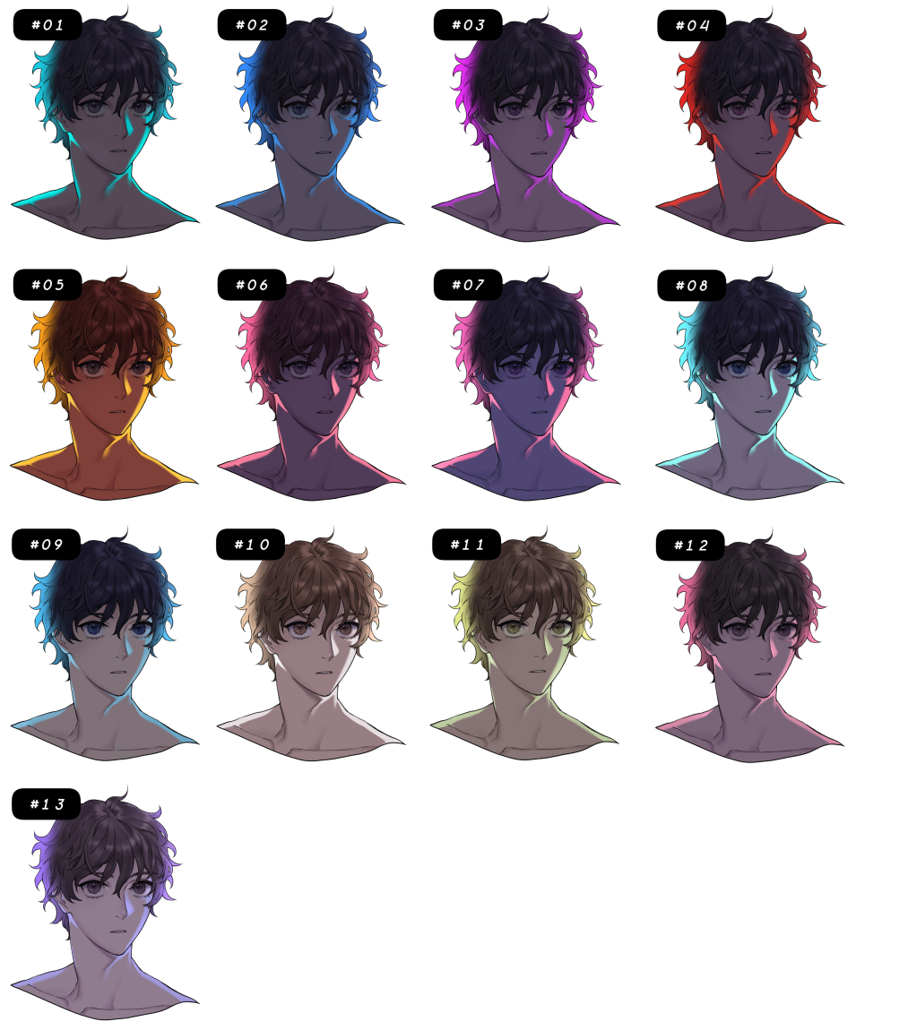 Evening color set - CLIP STUDIO ASSETS