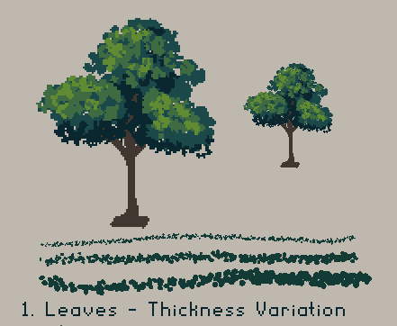 Tips to Draw Trees - PIXEL ART 