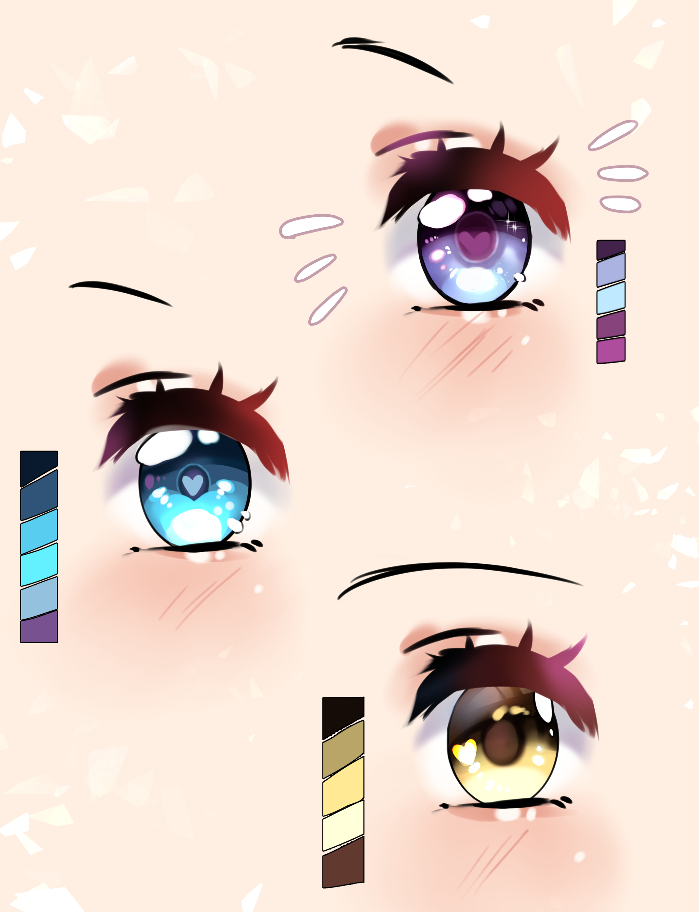 anime shojo fremale eyes - CLIP STUDIO ASSETS