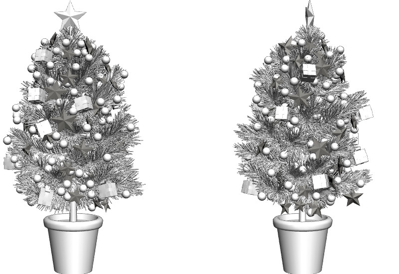 3D Christmas Tree - CLIP STUDIO ASSETS