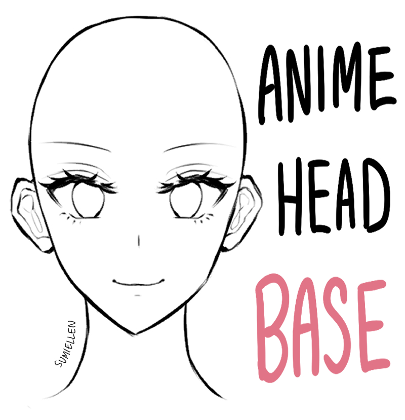 How to Draw an Anime Head and Face in Side View - Easy Step by Step Tutorial