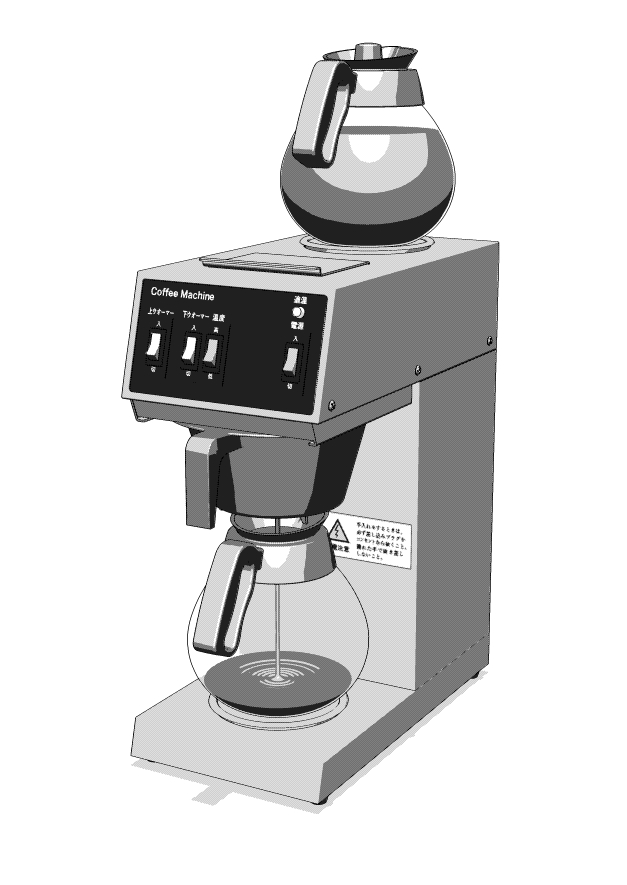 Coffee machine Drip Type - CLIP STUDIO ASSETS