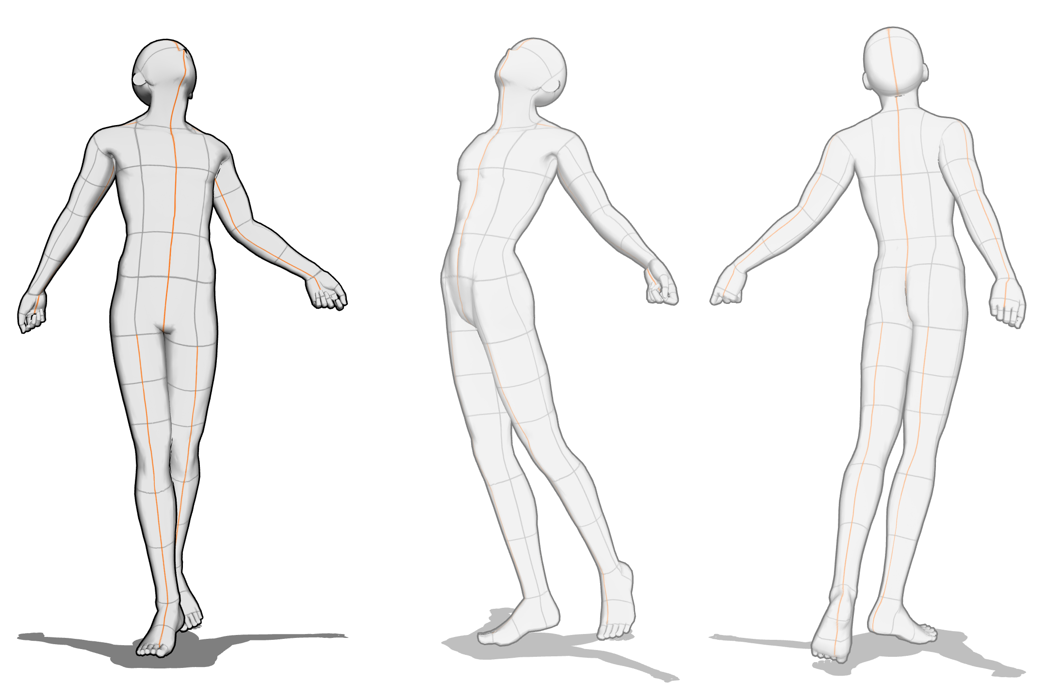 Loose Standing Pose - CLIP STUDIO ASSETS