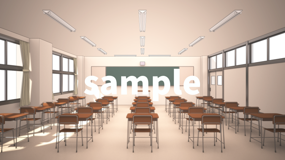 SCHOOL CLASSROOM BACKGROUND - CLIP STUDIO ASSETS