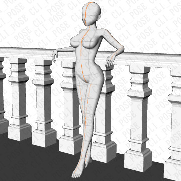 Standing pose Collection 27 girls - CLIP STUDIO ASSETS