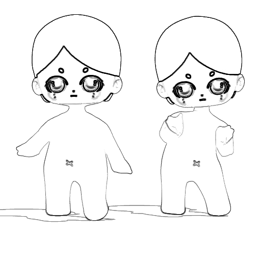 Chibi template - CLIP STUDIO ASSETS