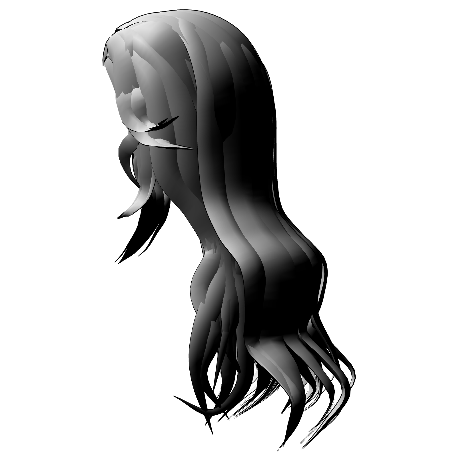 Elegant Long Hair - CLIP STUDIO ASSETS