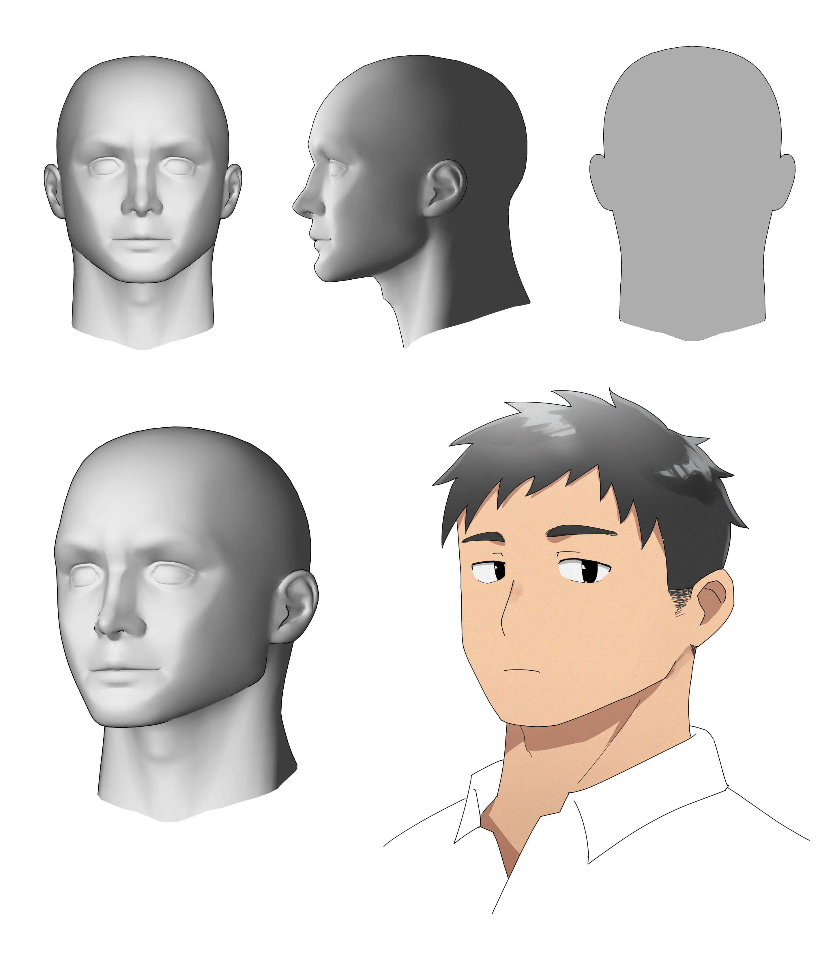 bulky male version 2 - CLIP STUDIO ASSETS