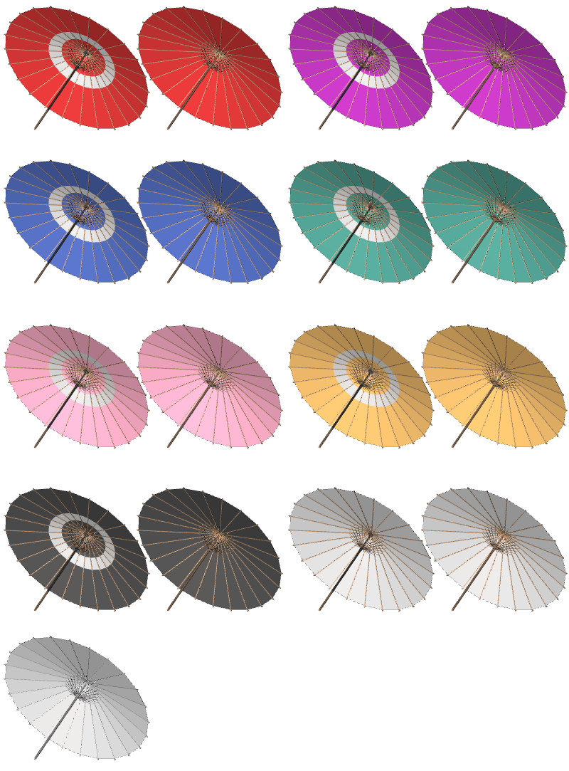 3D Umbrella - CLIP STUDIO ASSETS