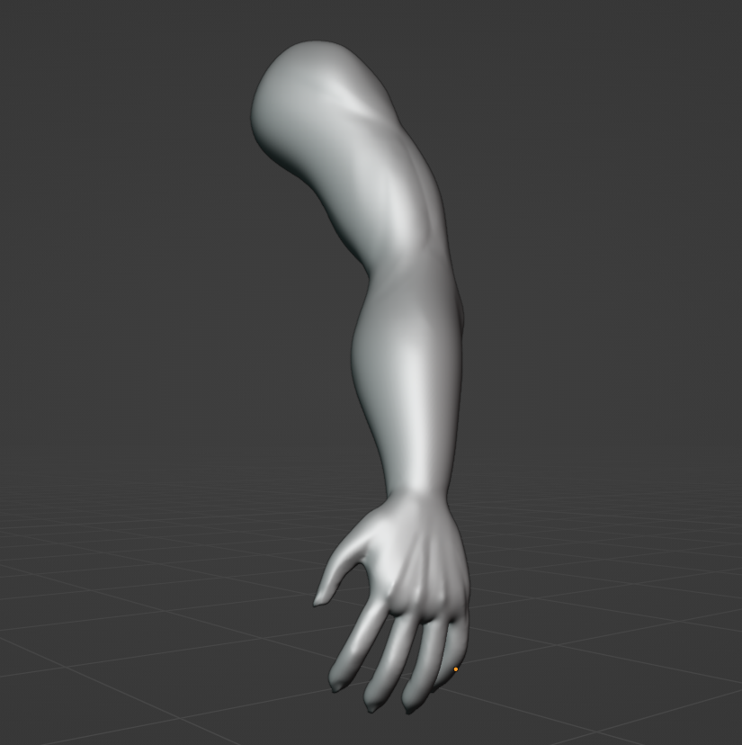 Left Arm (3D Material, 50CP) - CLIP STUDIO ASSETS