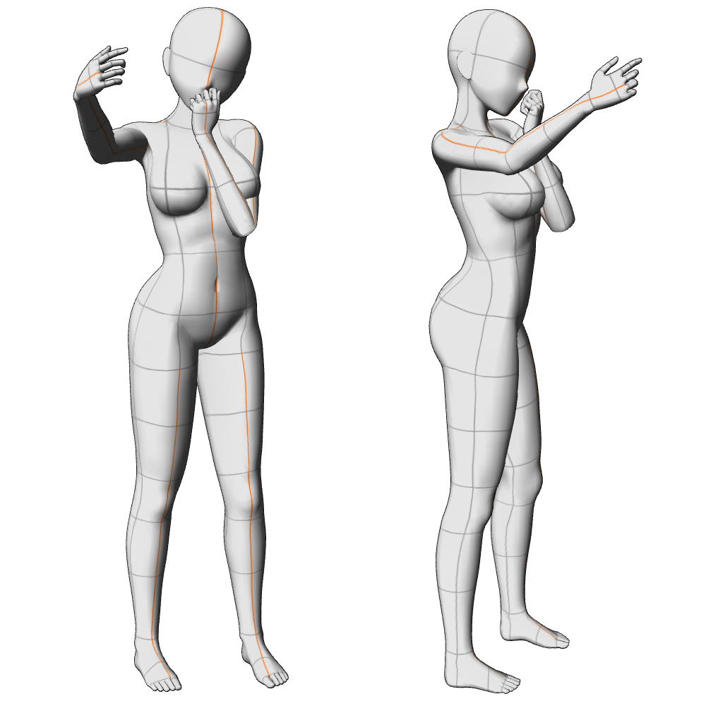 SELFIE TIME POSE - CLIP STUDIO ASSETS