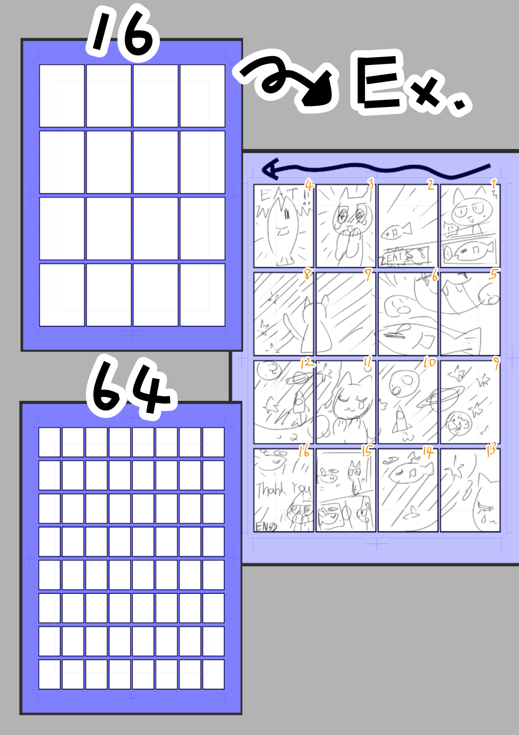 6 Frame Comic Strip Template - CLIP STUDIO ASSETS