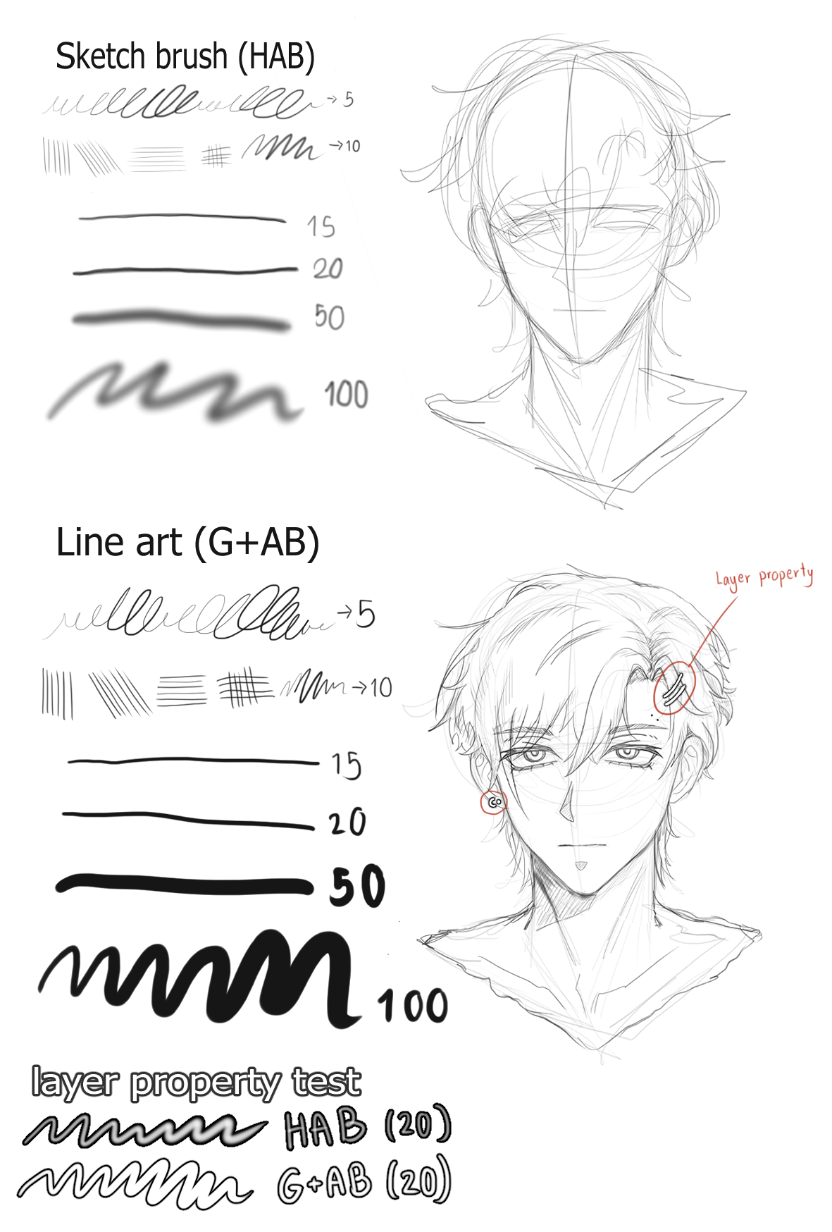 Male anime eye lineart - CLIP STUDIO ASSETS