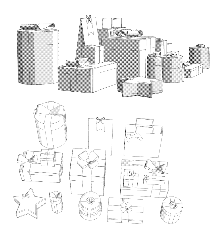 3D Gift Box - CLIP STUDIO ASSETS