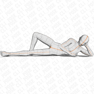 Male Sleeping Poses Vol. 3 - CLIP STUDIO ASSETS