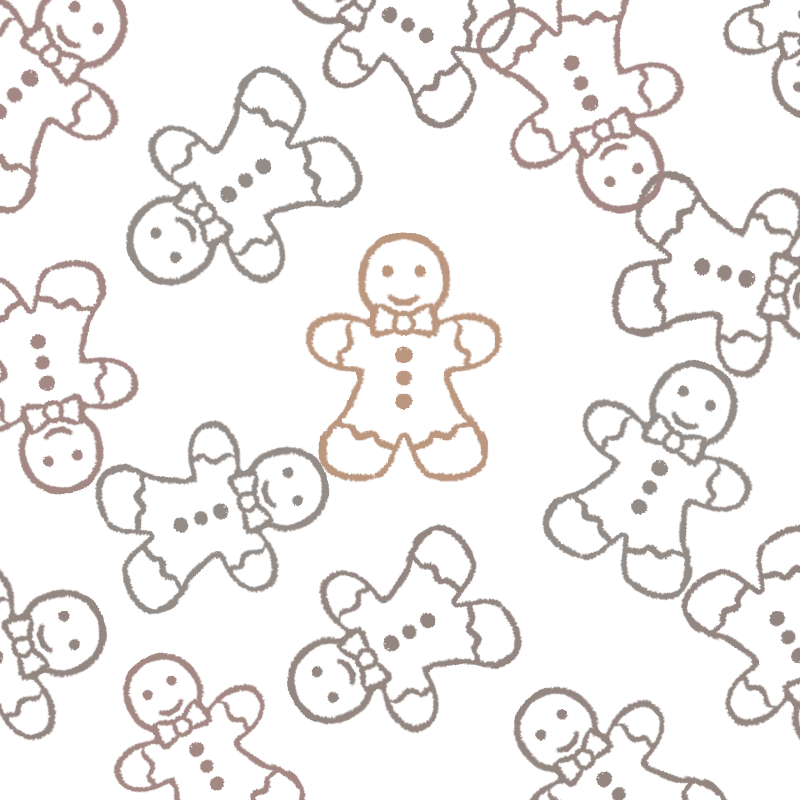 Gingerbread Man - CLIP STUDIO ASSETS