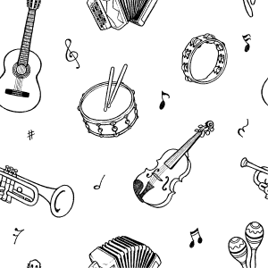Tone Of The Instrument Pattern Clip Studio Assets