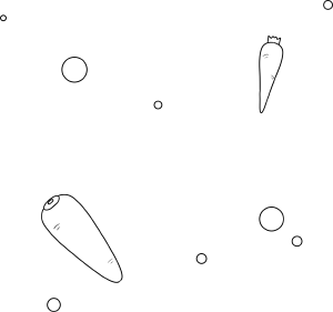 Munching vegetable pattern - CLIP STUDIO ASSETS