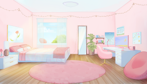 Pink room Background material - CLIP STUDIO ASSETS
