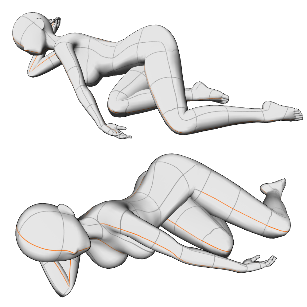 Sexy Lying Poses Colección 2 - Clip Studio Assets