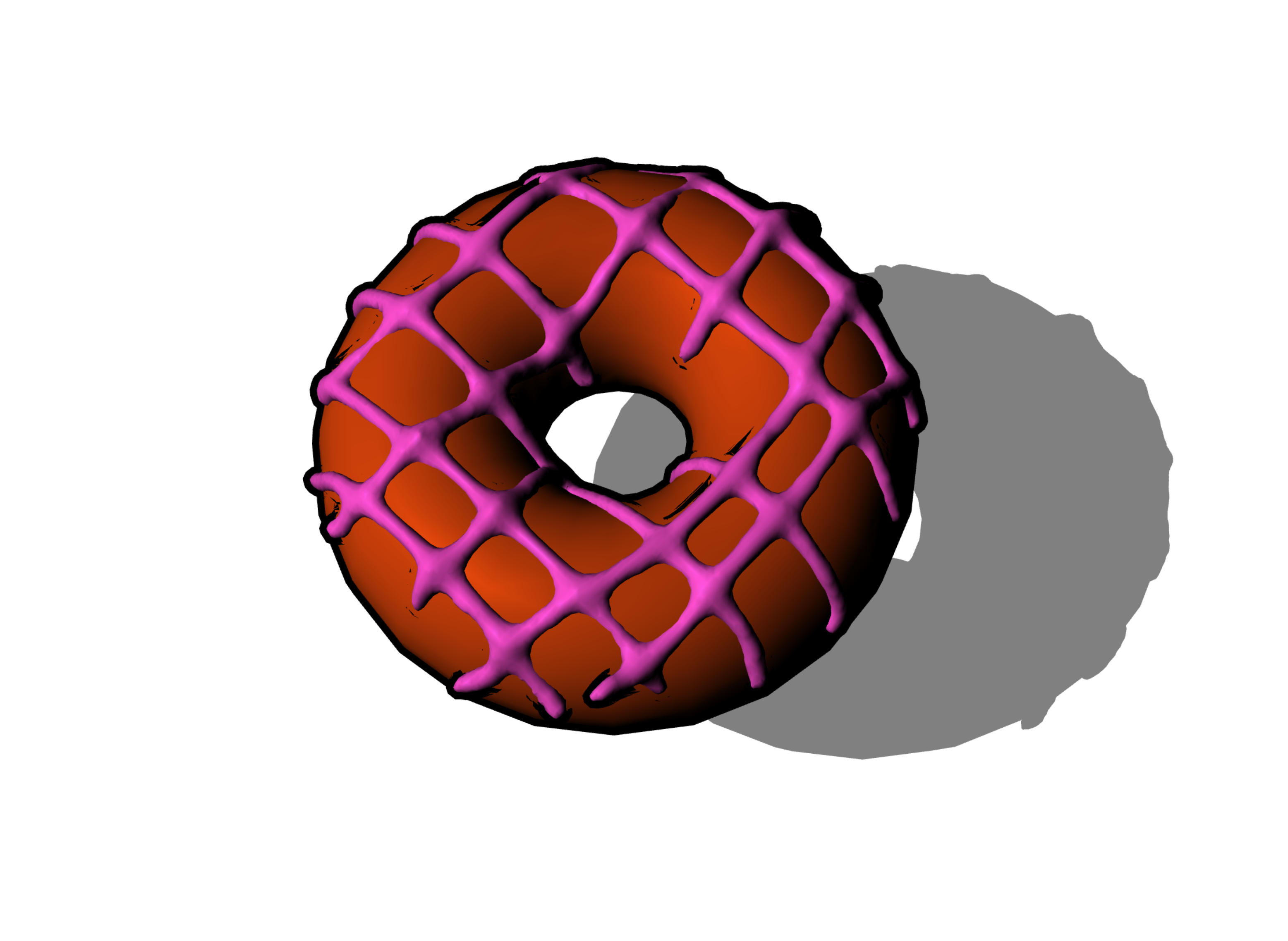 Set de 9 donuts con caja 3D - Clip Studio Assets