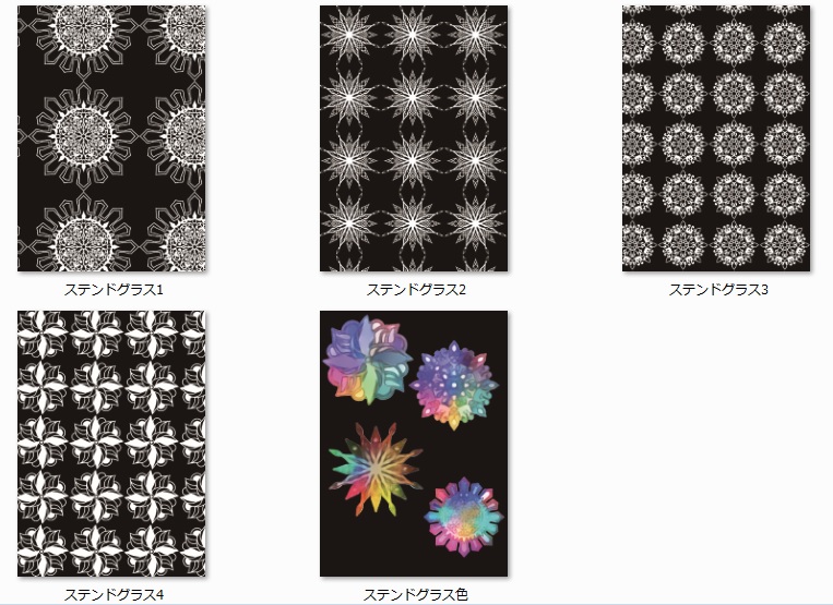 ステンドグラス素材集 - CLIP STUDIO ASSETS