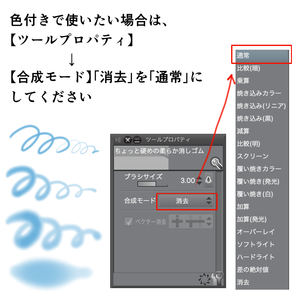 ちょっと硬めの柔らか消しゴム - CLIP STUDIO ASSETS