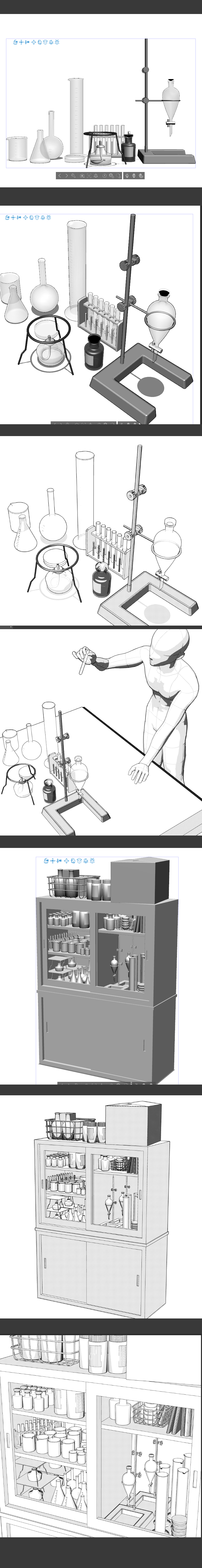 実験器具 - CLIP STUDIO ASSETS