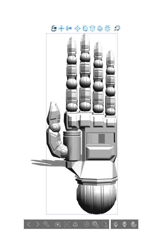 3D_ROBO_HAND_Type-B - CLIP STUDIO ASSETS