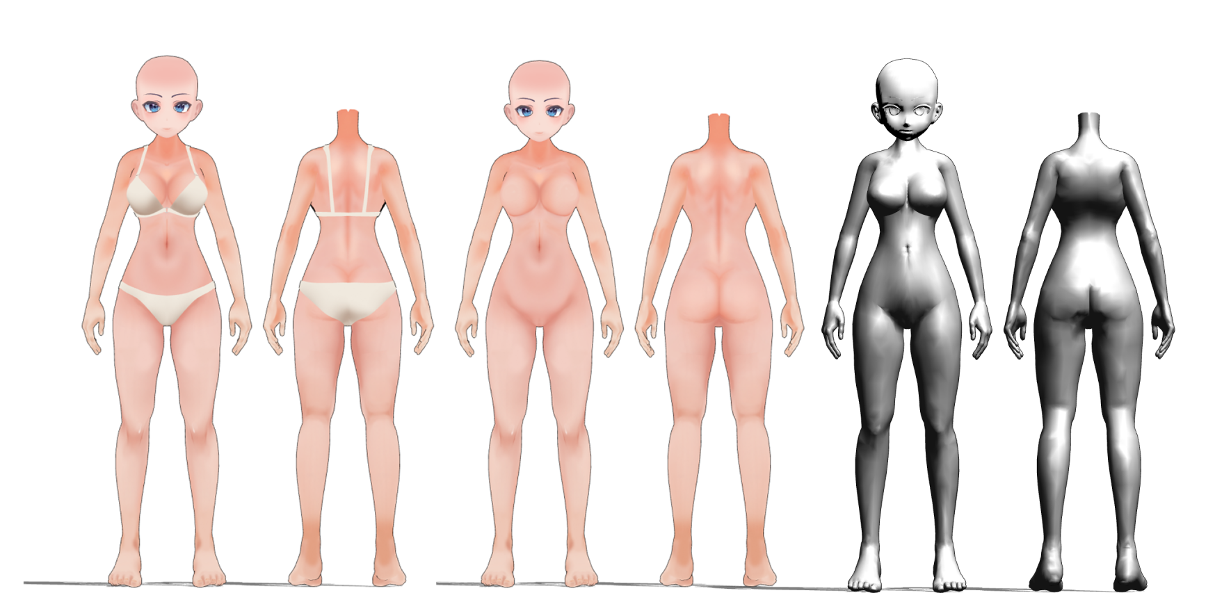 3D】女性のデッサン人形EX - CLIP STUDIO ASSETS