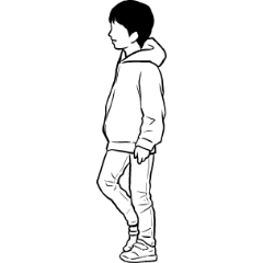 モブno 19 秋冬用 親子 子供 Clip Studio Assets