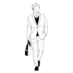 スーツモブ画像集 春秋 Clip Studio Assets