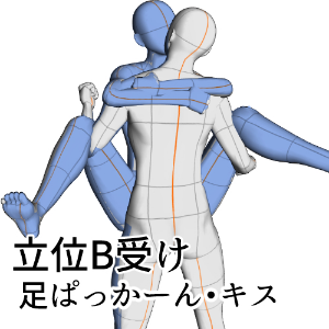 セックスポーズ集立位編 - CLIP STUDIO ASSETS