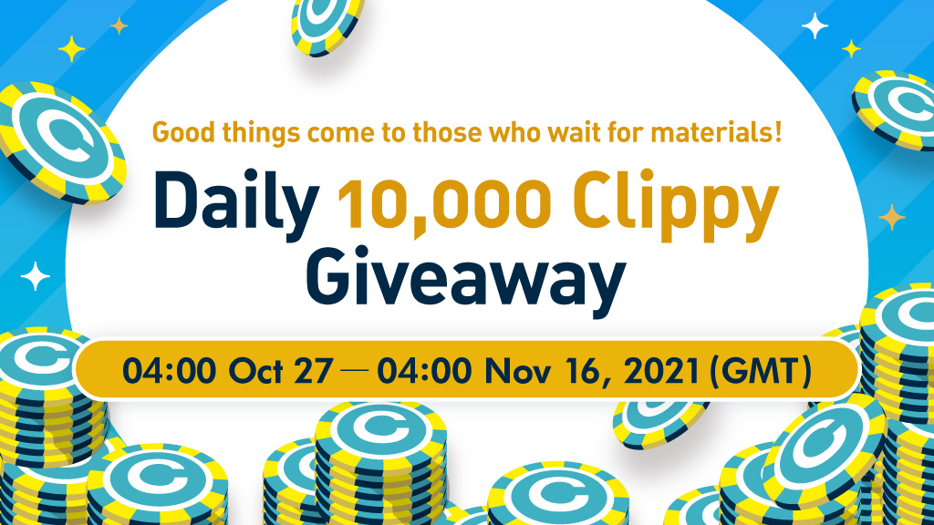 Daily Clippy Giveaway! - CLIP STUDIO ASSETS